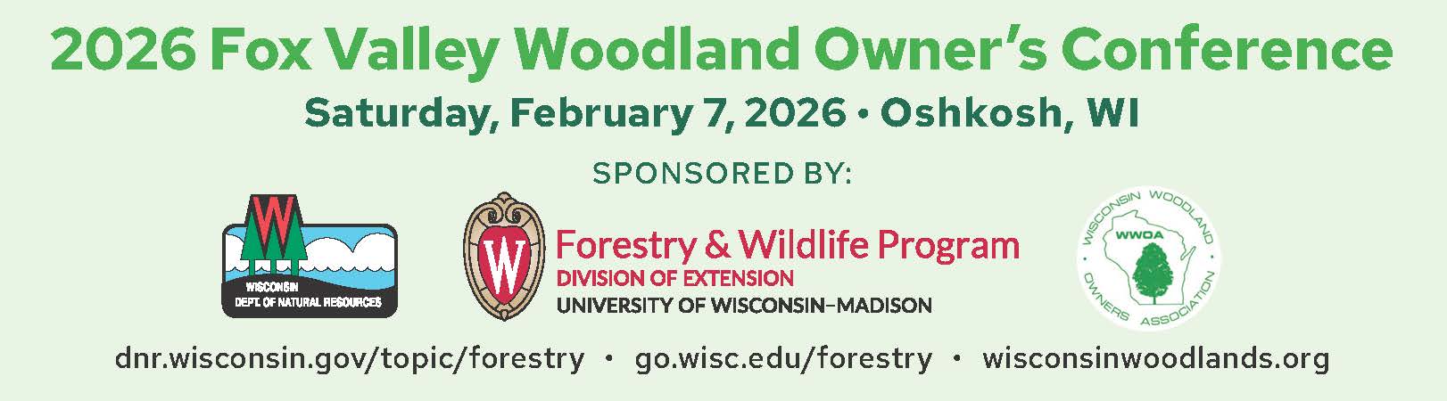 Fox Valley Woodland Owner Conference Banner